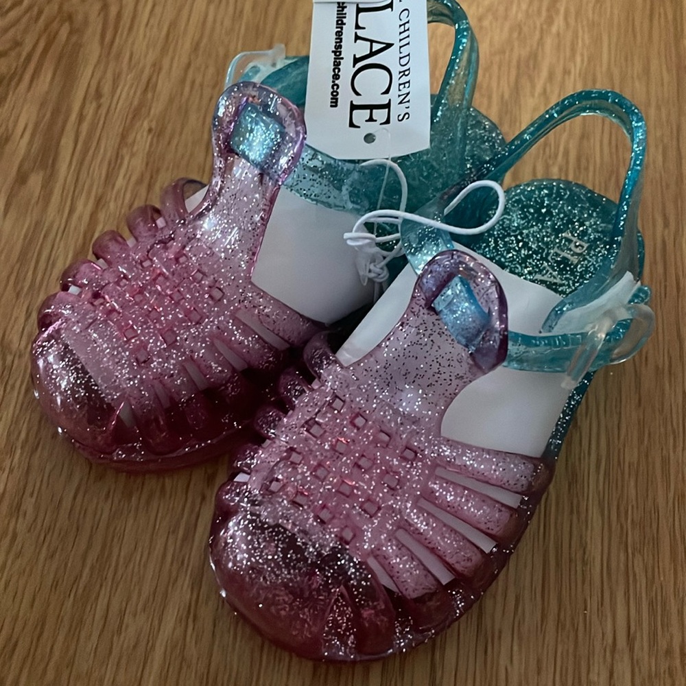 Jelly sparkle sandals